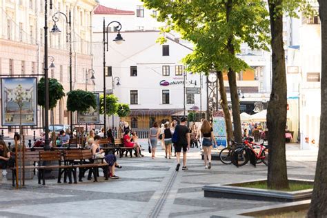 Minsk editorial image. Image of travel, houses, summer - 158979600