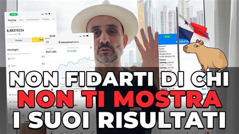 Non Fidarti Di Chi Non Ti Mostra I Propri Risultati Youtube