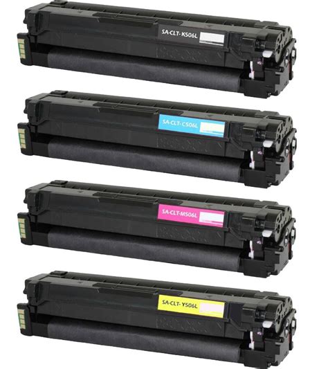 Samsung Clt High Yield Replacement Toner Cartridges Pk Ea Bcmy