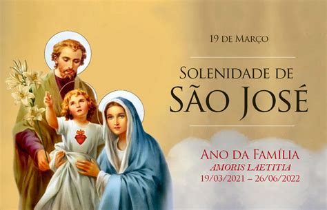 Solenidade de São José e Abertura do Ano da Família Diocese de Valadares