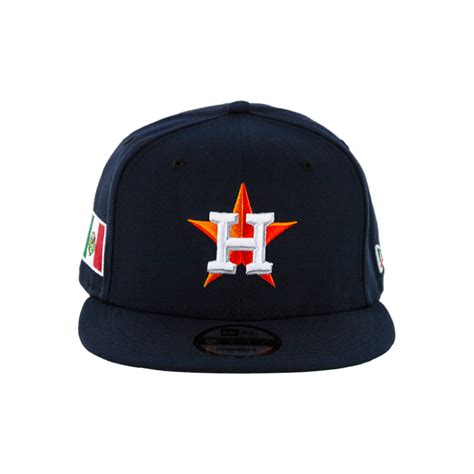 New Era 9fifty Houston Astros Mexico Adjustable Snapback Hat Dark Navy