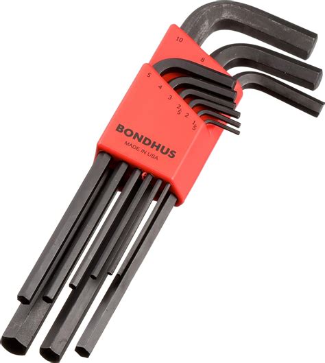 Bondhus Hex Tip Key L Wrench Set With Proguard Finish Mm