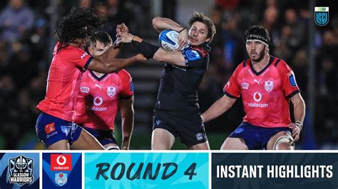 Glasgow Warriors V Vodacom Bulls Instant Highlights Round 4 URC