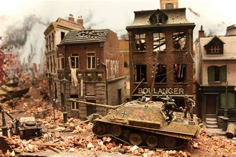 Miniature World Wwii Diorama By C0yote Via Flickr Diorama Military Diorama Model Trains