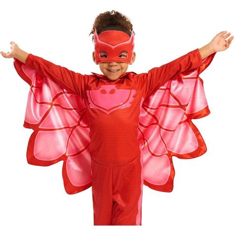 Pj Masks Owlette Costume Set Adult Unisex Size Small Black Pj