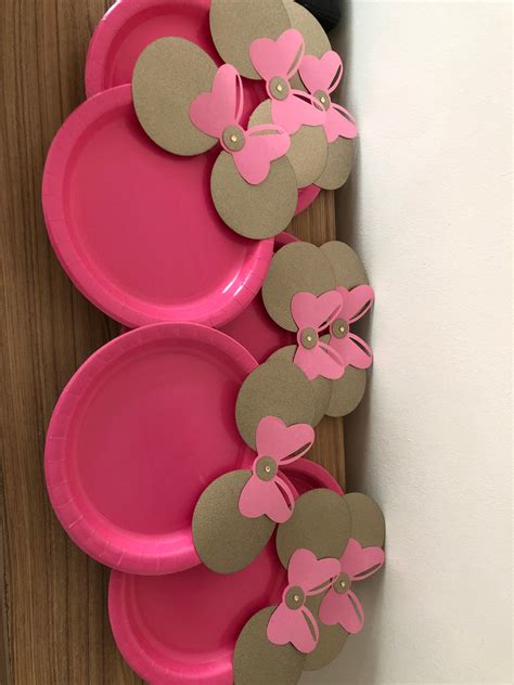 Minnie Mouse Handmade Plates Etsy Uk