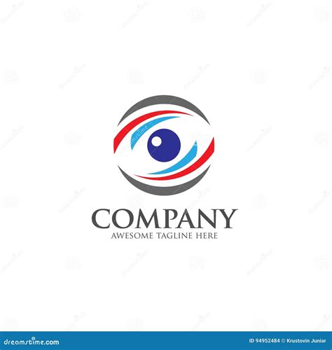 Eyes Logo Vector Template Stock Vector Illustration Of Look 94952484