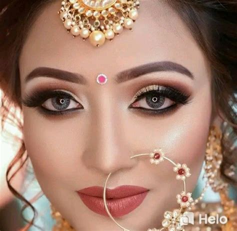 Pin By Zaib Khan On B Ld N Beautifull Bridal Eye Makeup Indian Bride