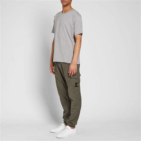 Stone Island Tela Parachute Regular Tapered Cargo Pant Military Green