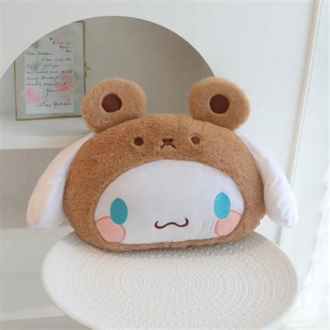 Kawaii Authentic Sanrio Car Cushion Headrest Kuromi My Melody Cartoon