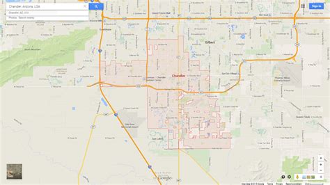 Chandler Arizona Map