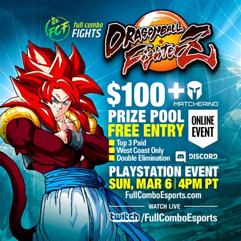 Full Combo Esports Dragon Ball Fighterz Tournament Mar