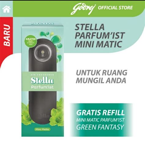 Jual Stella Mini Matic Green Fantasy Set Alat Refill Shopee Indonesia