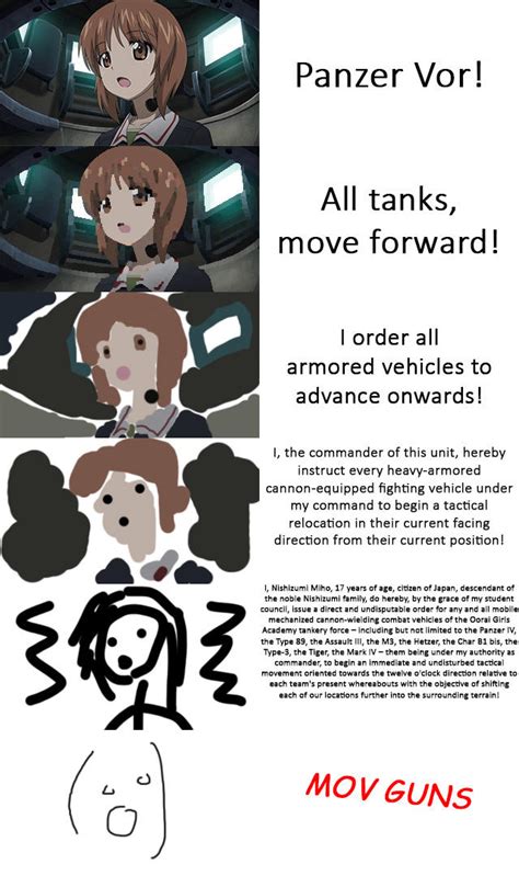 Miho Has Many Ways Of Saying It Girls Und Panzer Know Your Meme