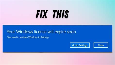 How To Fix Your Windows License Will Expire Soon On Windows