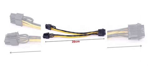 Разветвитель pci-e для видеокарт 8pin на 2x8pin купить в Санкт ...