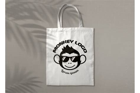 Logo Black And White - Monkey Logo - Crella