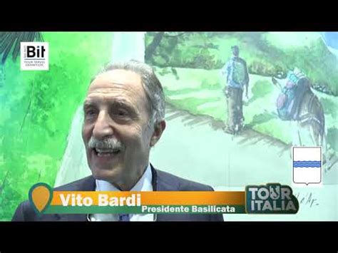 TOUR ITALIA TV Vito Bardi Presidente Region Basilicata YouTube