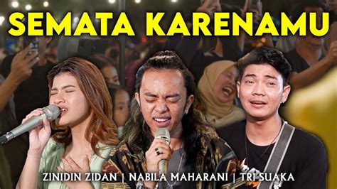 Semata Karenamu Mario G Klau Live Ngamen Zinidin Zidan Ft Nabila