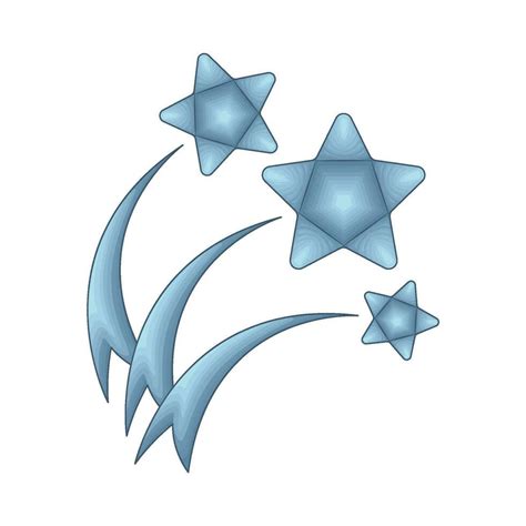 Star Blue Shooting Star Illustration 34523015 Vector Art At Vecteezy