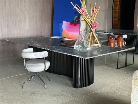 Mesa De Jantar Serpentina M M Rmore Nero Marquina D Lider