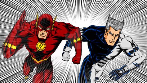 Flash VS Quicksilver By NaGaSaNe On DeviantArt