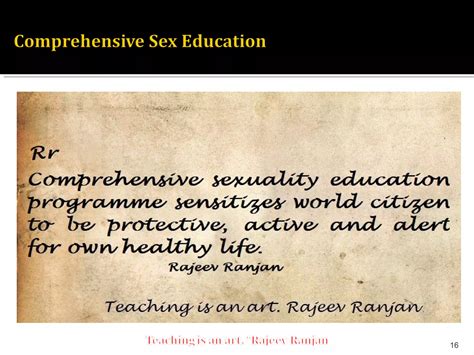 How To Teach Sex Education In School PPT