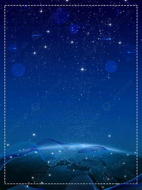 Dreamy Aesthetic Future Sense Of Technology Blue Basic Panel Background