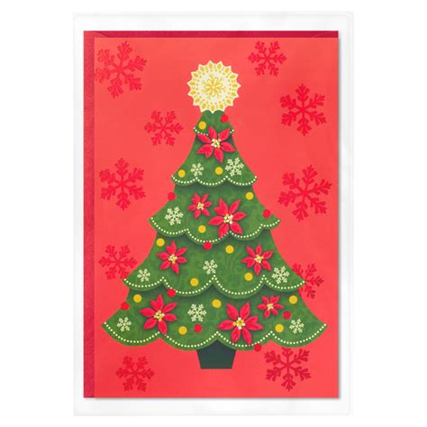 Save On Hallmark Christmas Cards Christmas Tree 6 Cards With Envelopes