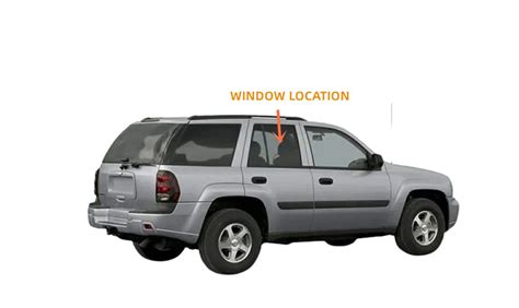 Passenger Right Rear Door Window Glass For 02 09 Chevy Trailblazer Gmc Envoy Ebay