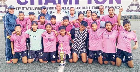 Porompat Sabal Leikai Hs Emerge U 17 Girls State Level Subroto Cup