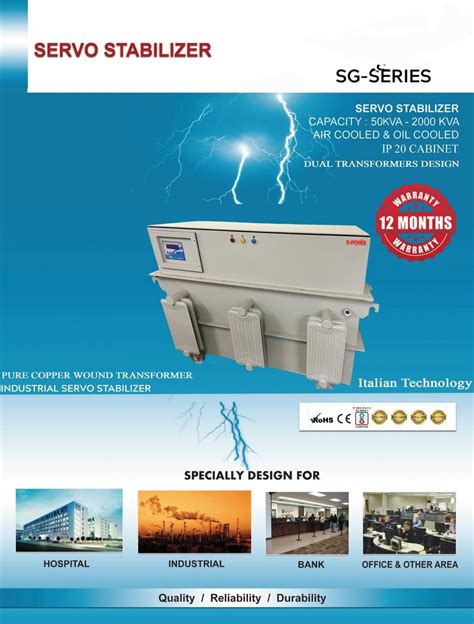 Servo Stabilizer Nepal Buy Servo Voltage Stabilizer 40kva Three Phase