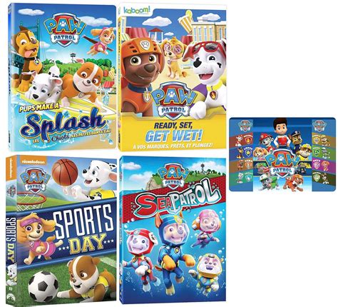 Amazon.com: Paw Patrol: Summer and Beach Nick Jr. DVD Collection - 23 Episodes and Art Card ...