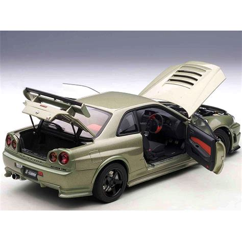 AUTOart 1 18 Nismo Nissan Skyline R34 GTR Z Tune Millenium Jade Limited