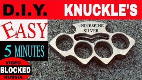 How To Make Brass Knuckles Youtube