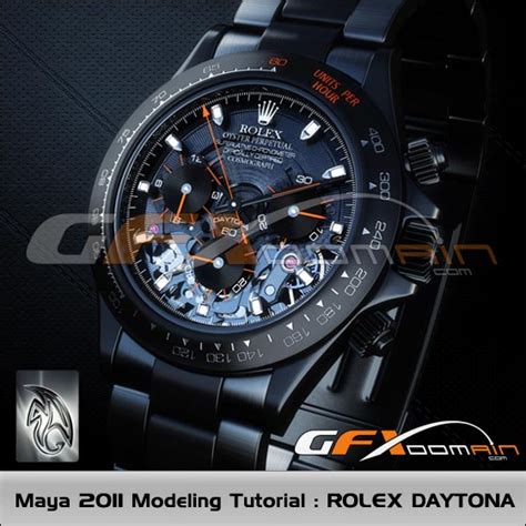 Rolex Daytona Maya 2011 Modeling Tutorial Gfxdomain Blog