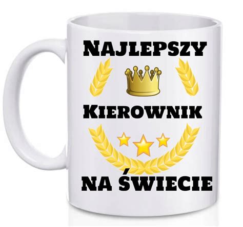 Kubek Najlepszy Kierownik Na Swiecie Prezent Oficjalne