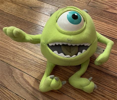 Monsters Inc Mike Wazowski Action Eye Talking Plush Hasbro Disney