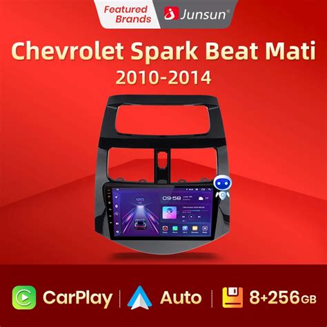 Junsun V1 Pro Chevrolet Spark Beat Matiz 2010 2014 차량용 라디오 차량용 비디오 플레이어