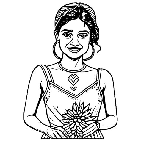 Latina Friends Coloring Page · Creative Fabrica