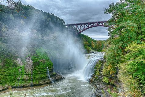 Genesee River Upper Falls Photograph By Donald Lanham Fine Art America