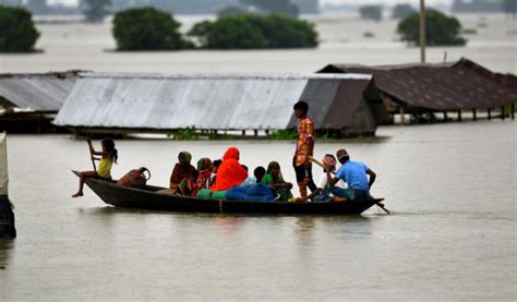 Assam Flood Situation Becomes Grim Again Thousands Of People Affected