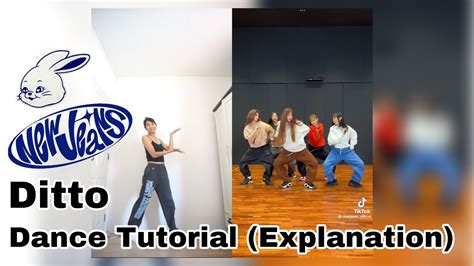 Newjeans Ditto Dance Tutorial Explanation Edited Ver Youtube