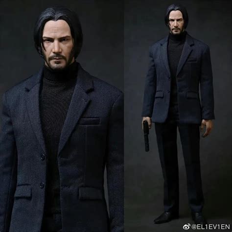 Action Figure John Wick Keanu Reeves De Volta Ao Jogo Escala