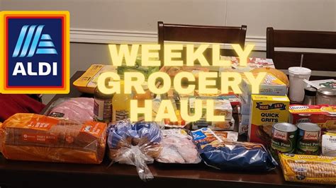 Aldi Grocery Haul Weekly Haul Aldigroceryhaul Journeywithmary