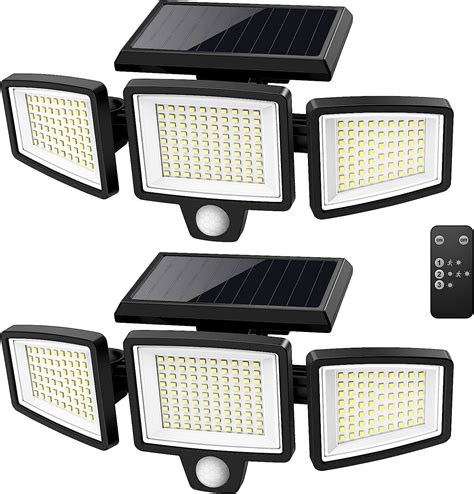 Tuffenough Solar Outdoor Lights Lm Led Security Lights With