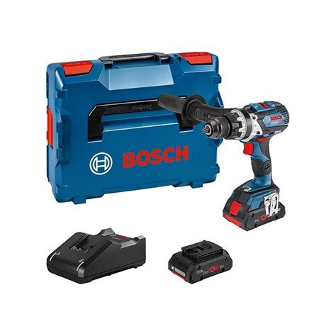 Bosch Gsb 18v 110 C Combi Drill Kit With L Boxx Candw Berry