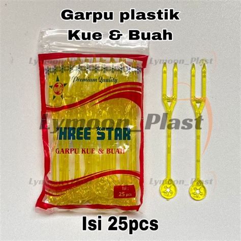 Jual Garpu Kue Ulang Tahun Buah Garpu Plastik Isi Pcs Shopee