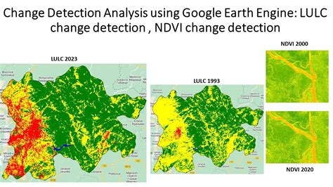 Change Detection Analysis Using Google Earth Engine Lulc Change