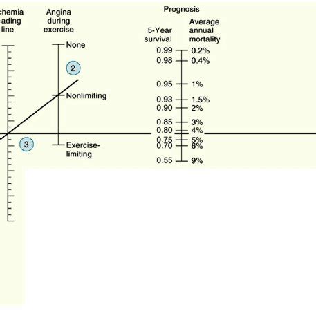 Nomogram Of Prognostic Variables Using The Duke Treadmill Score